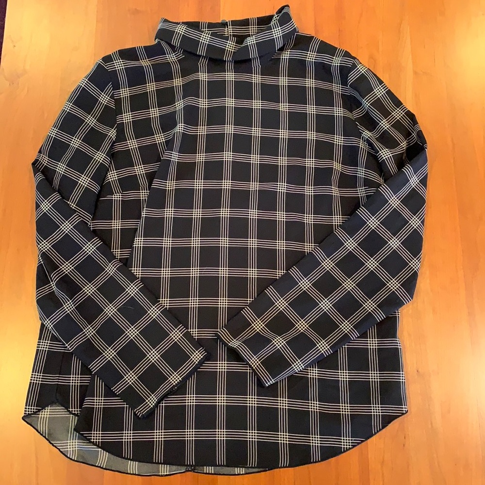 Ann Taylor High Neck Blouse